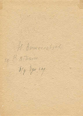 Вышеславцев Николай Николаевич.  Портрет В.А. Ватагина